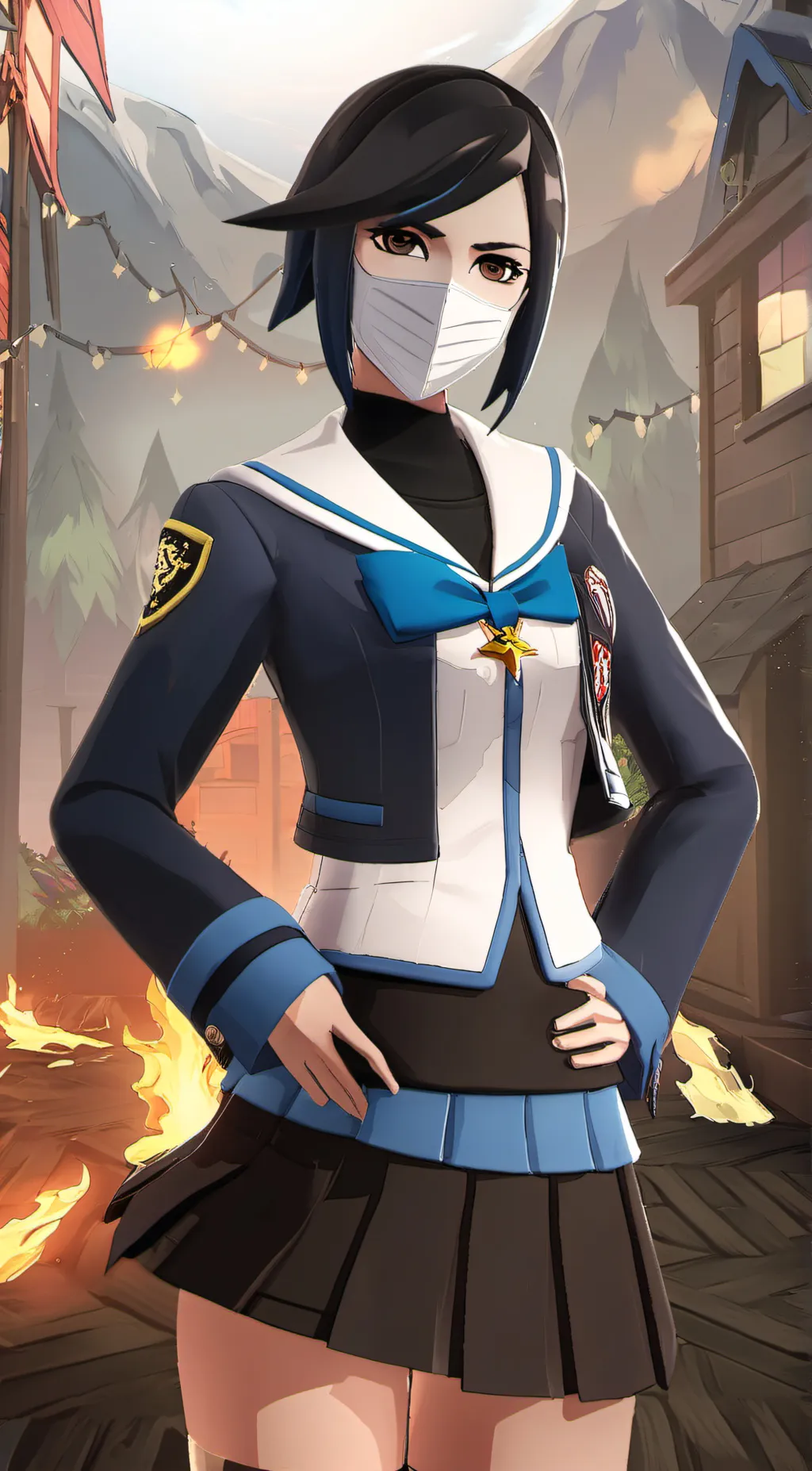 ai character: Kisha background