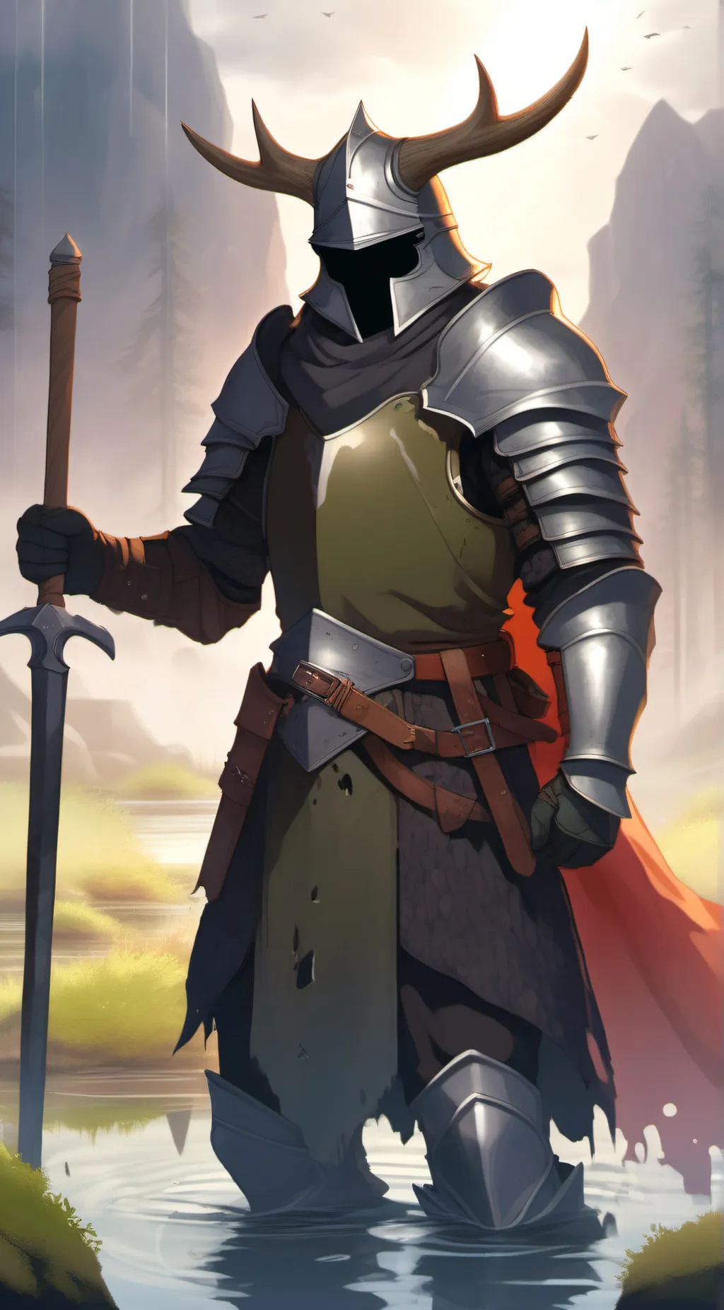 ai character: The Swamp Knight background