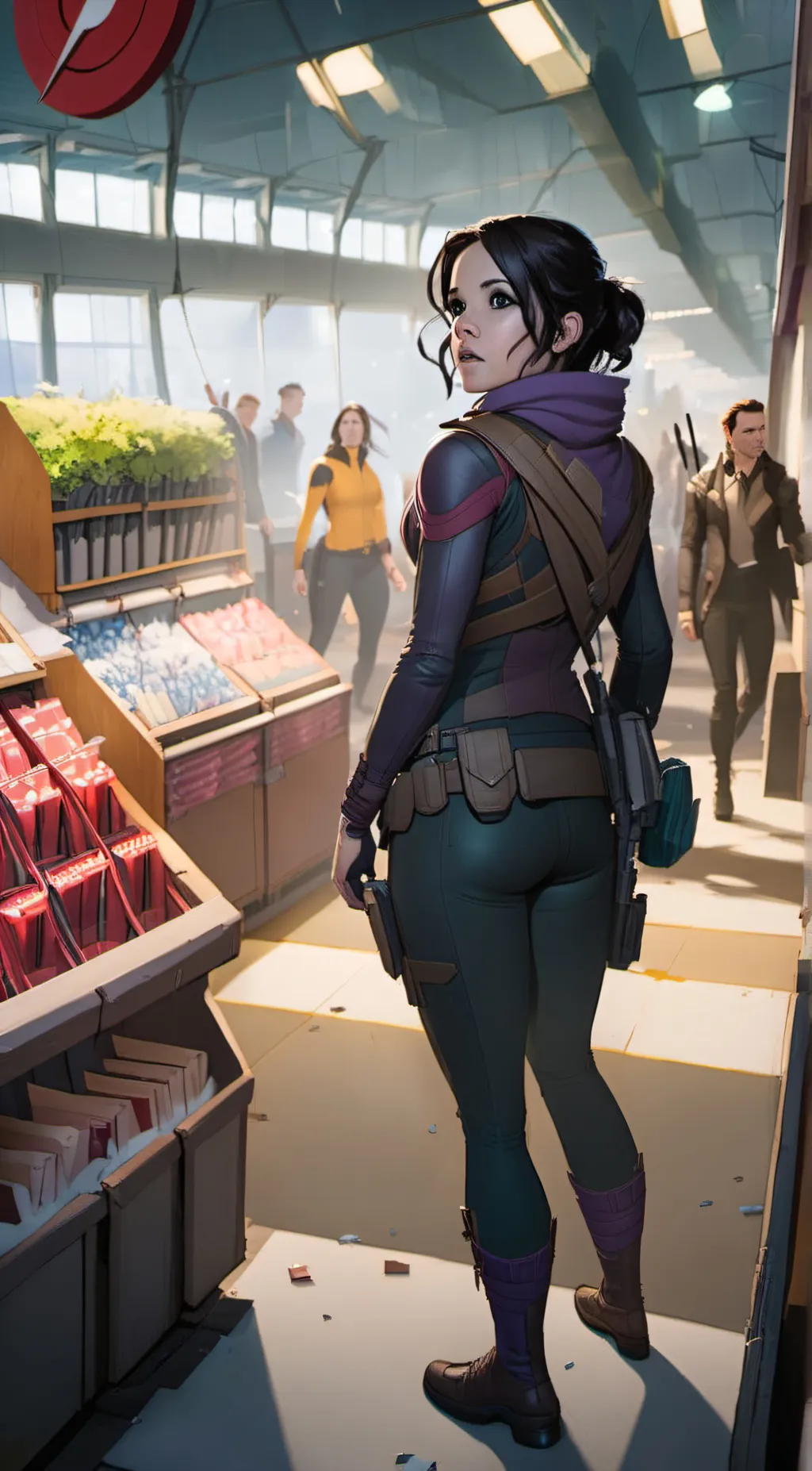 ai character: Kate bishop background