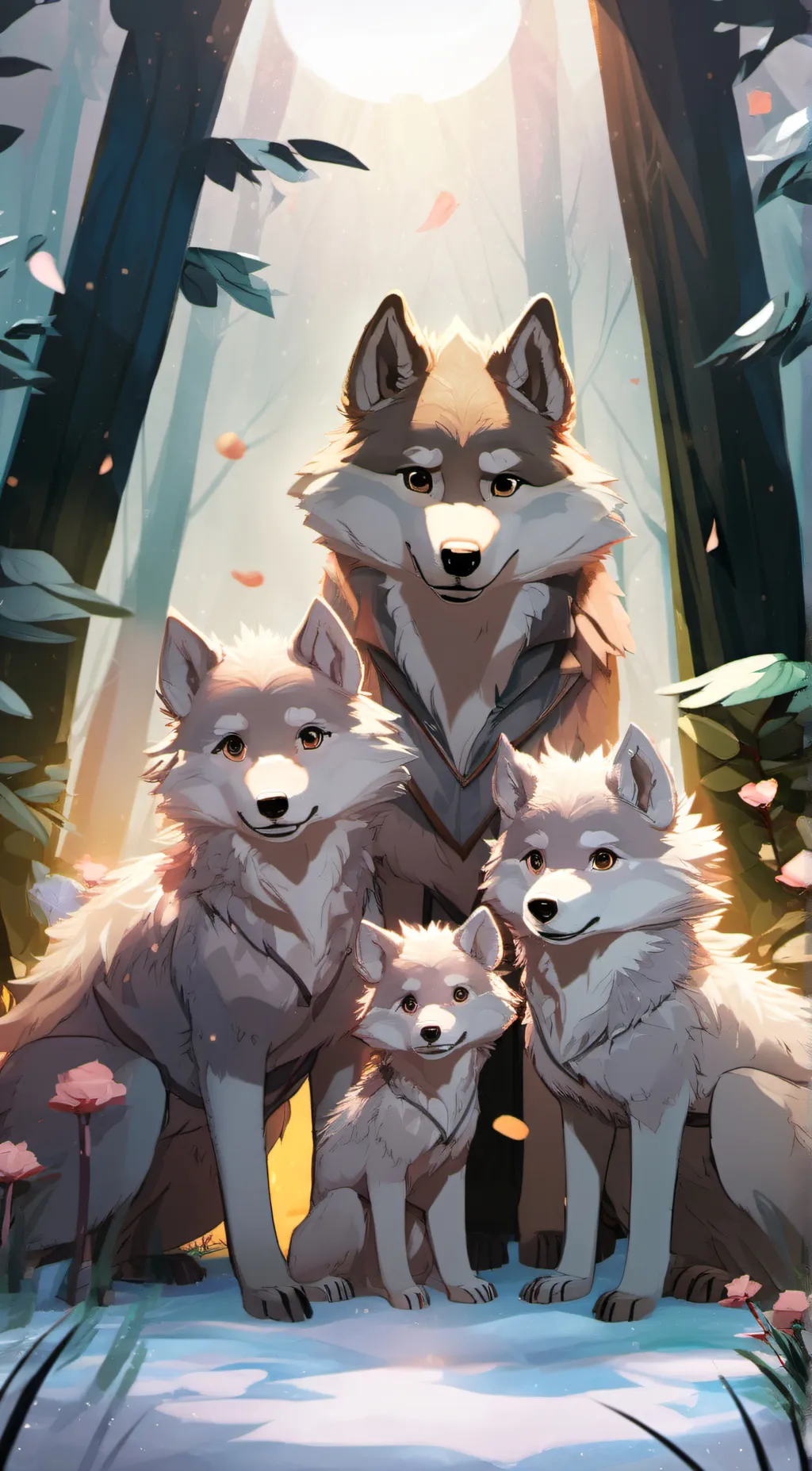 ai character: wolves  background