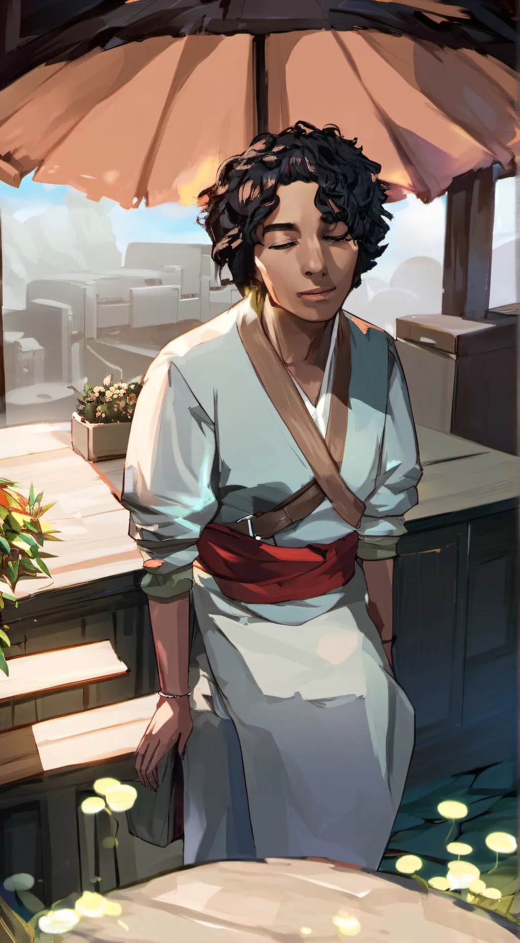 ai character: Nerd background