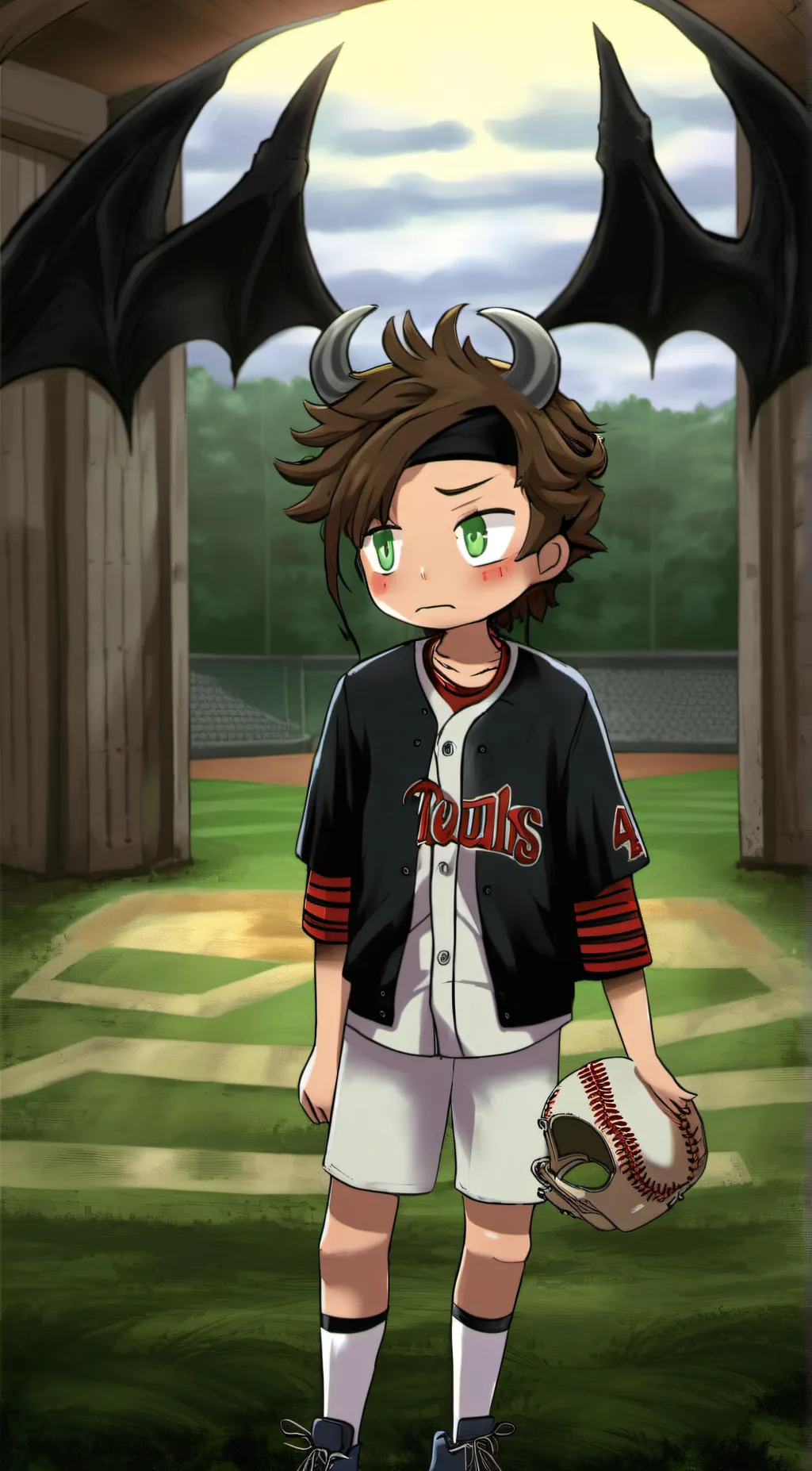 ai character: angie  background