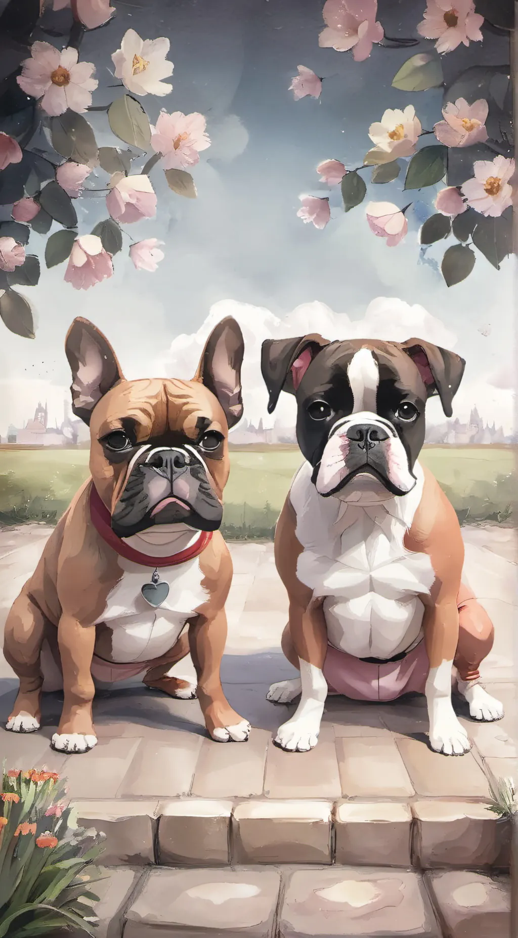 ai character: Tussy and Reggie background