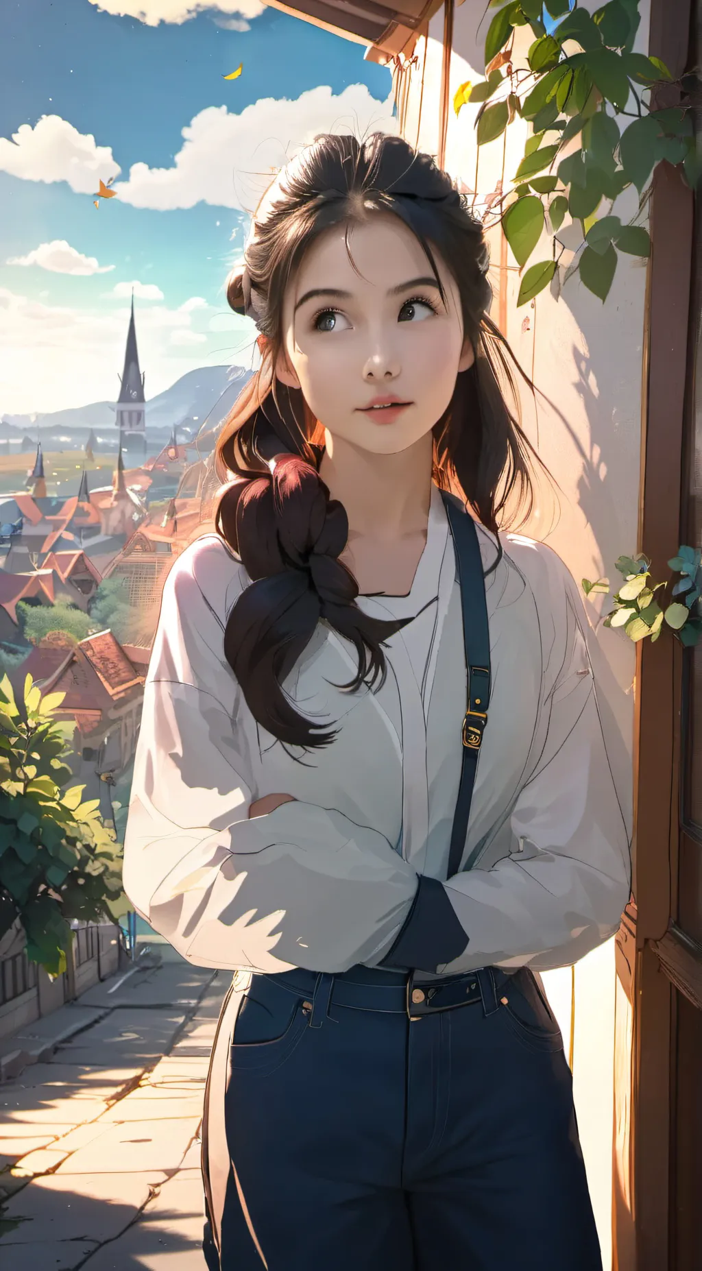 ai character: Emmy  background