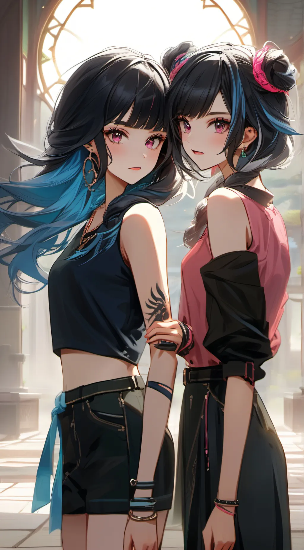 ai character: Sn academy  background