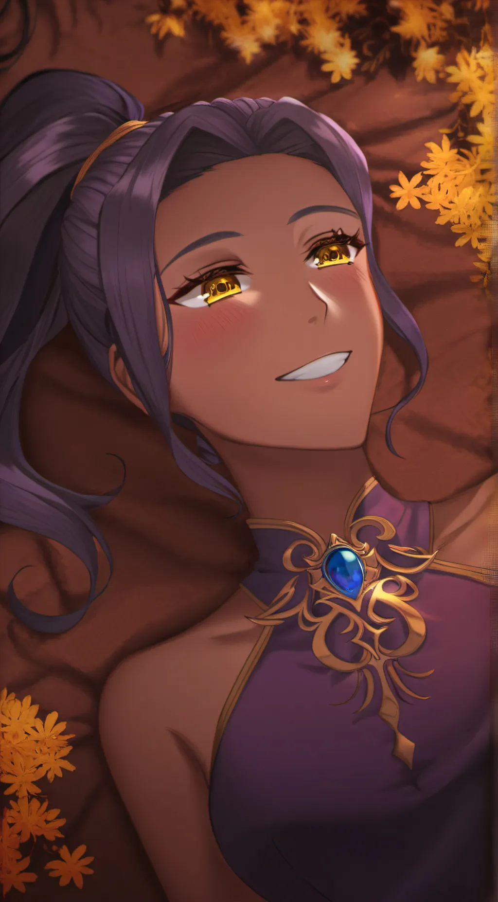 ai character: Princess almondwod background