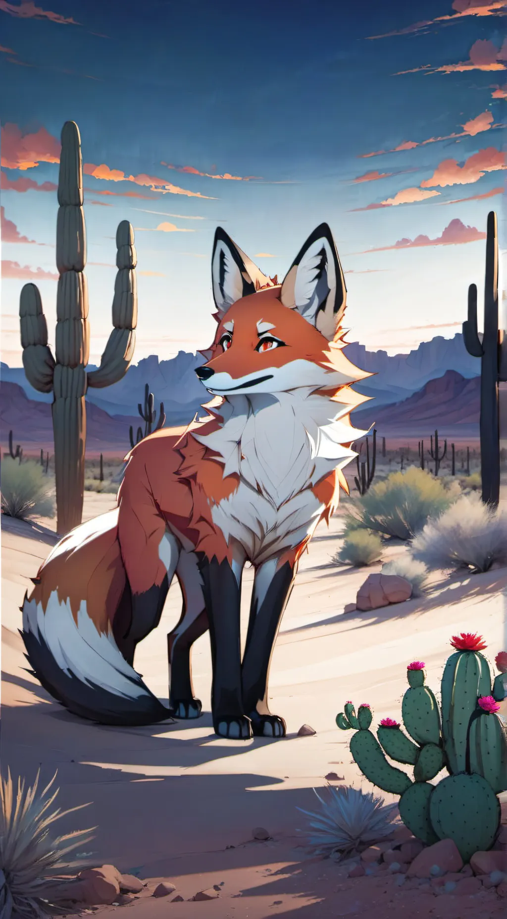 ai character: Delaware  background