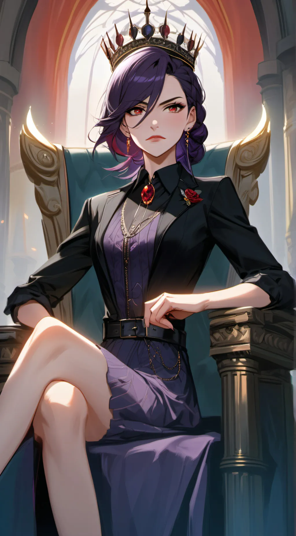 ai character: Queen Valeria background