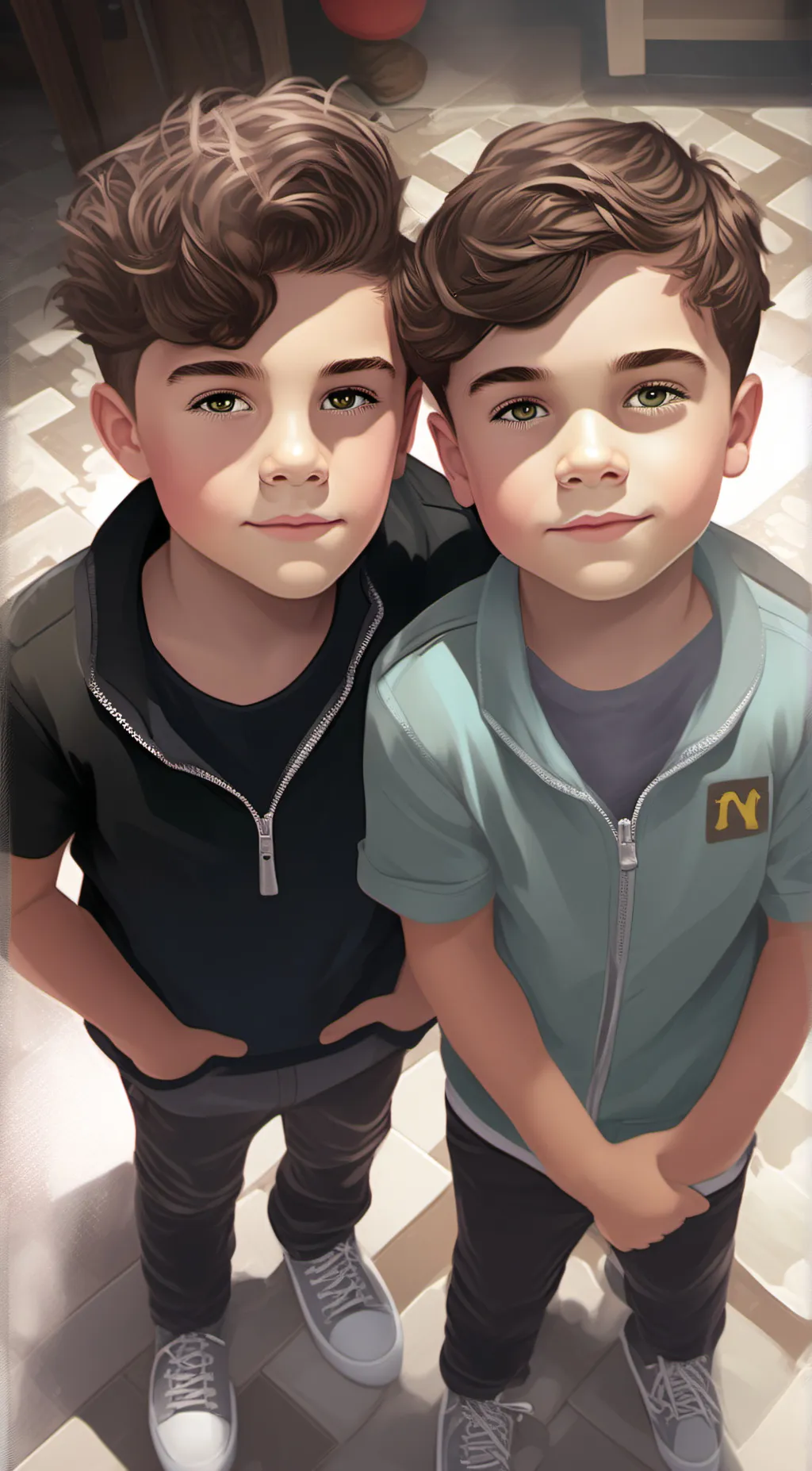 ai character: hugo and luke background