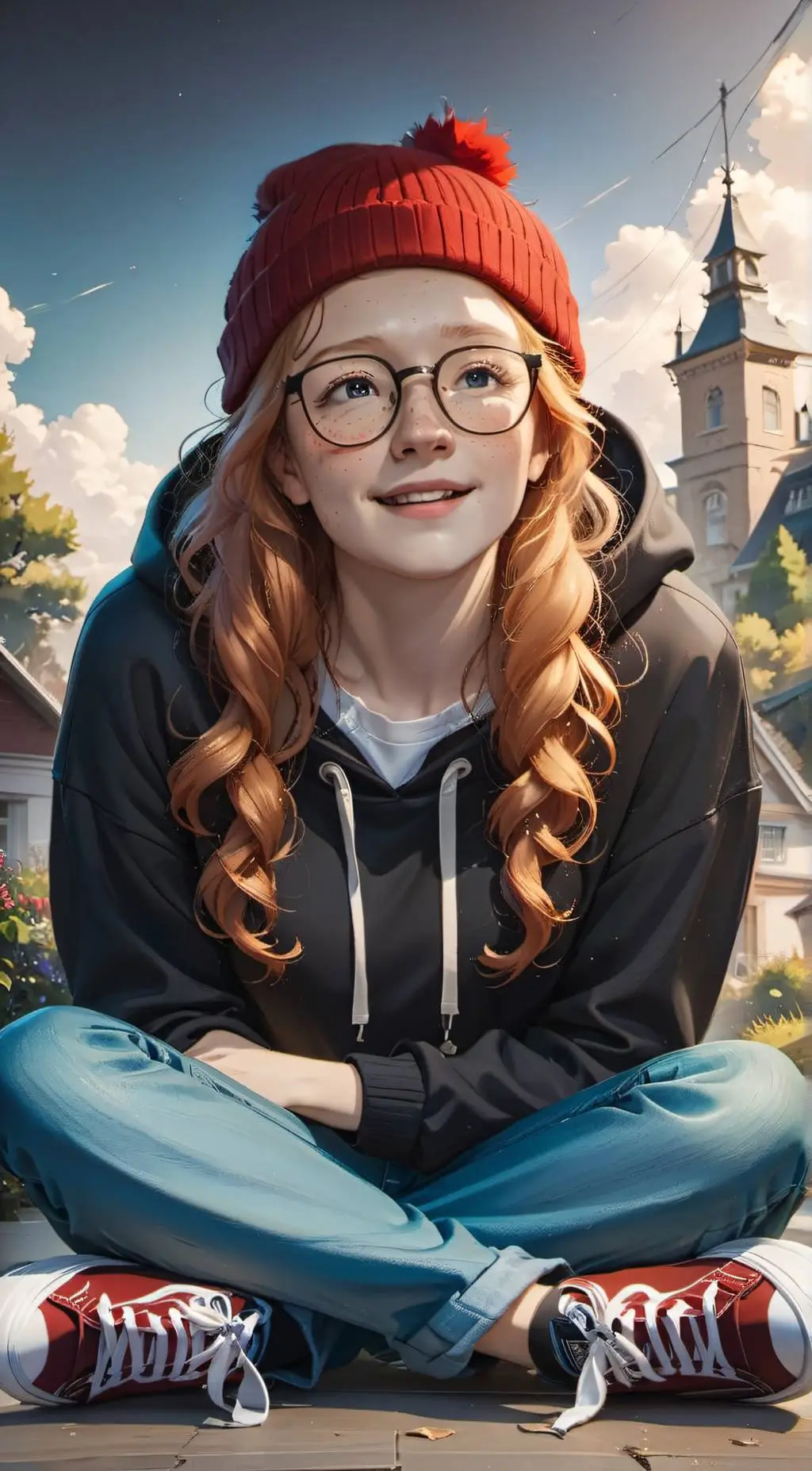 ai character: sophia background