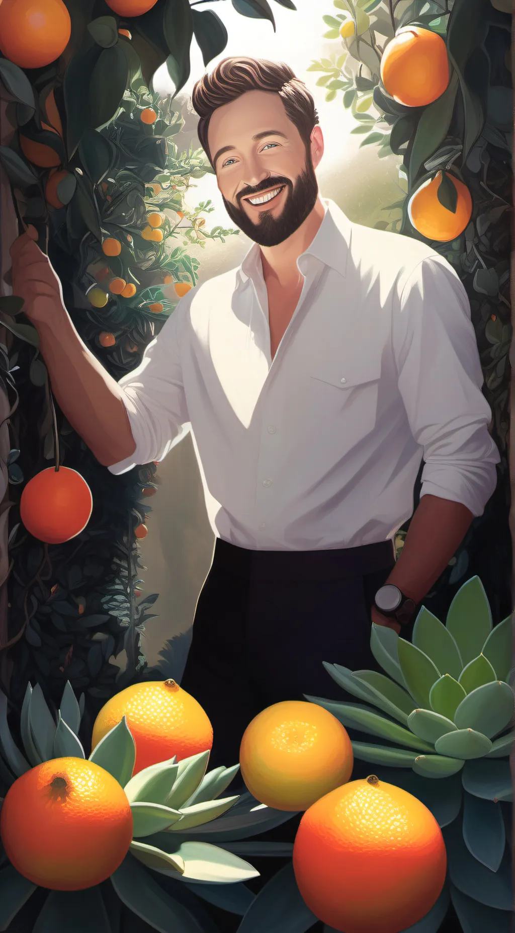 ai character: Jake  background