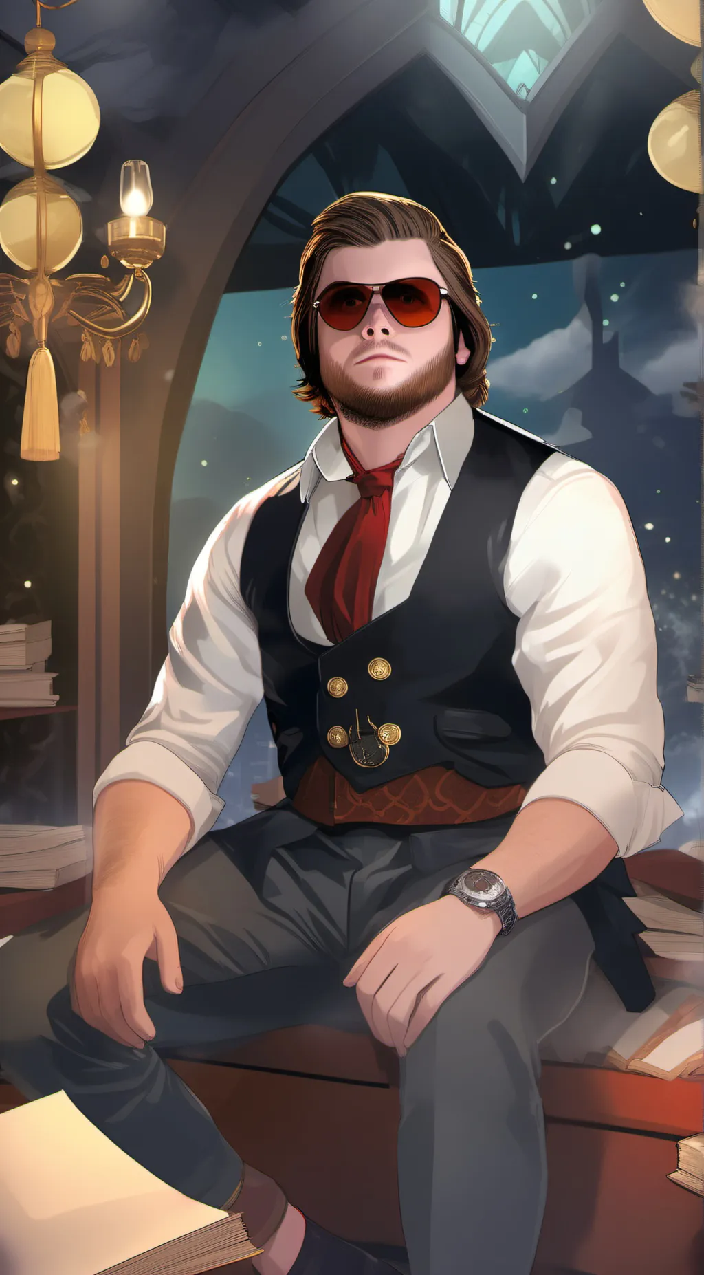 ai character: George background