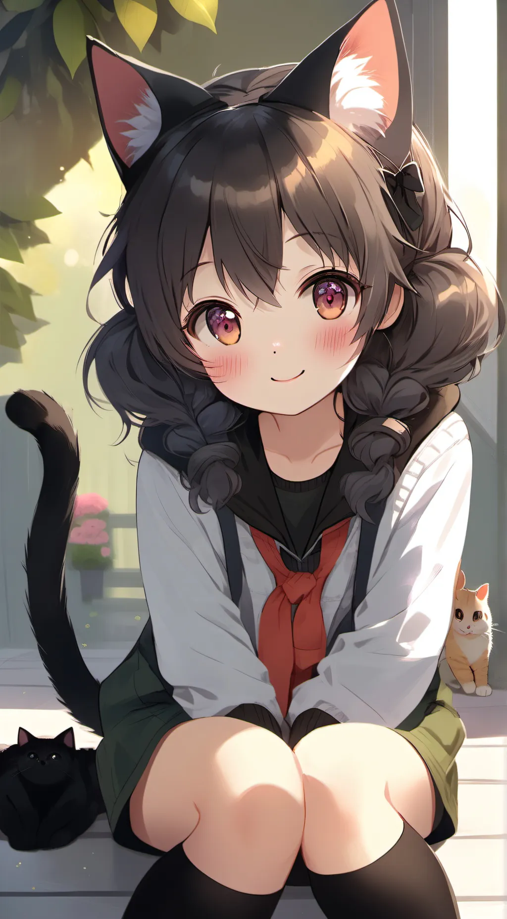 ai character: Anna ❤️ background