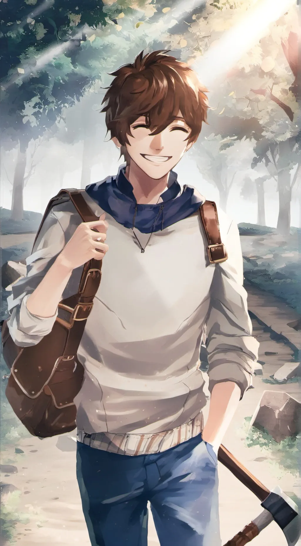 ai character: steve background