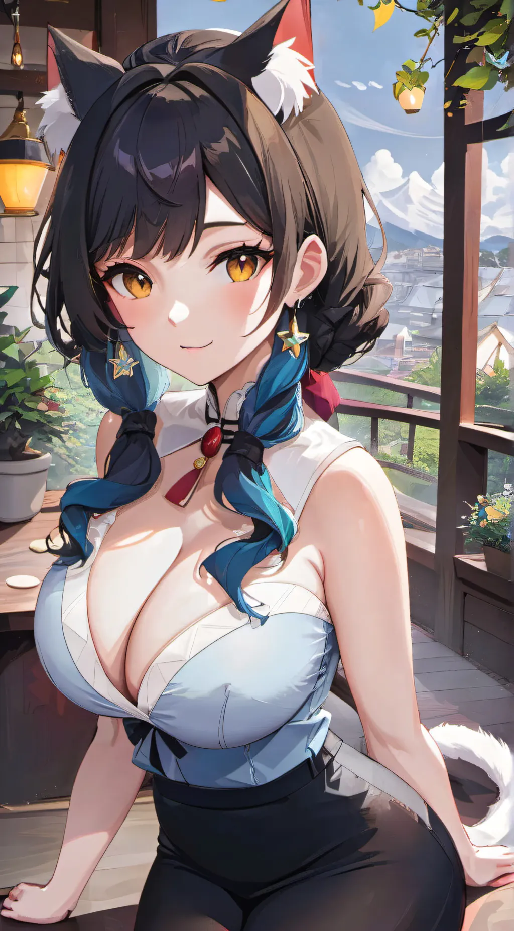 ai character: milly background