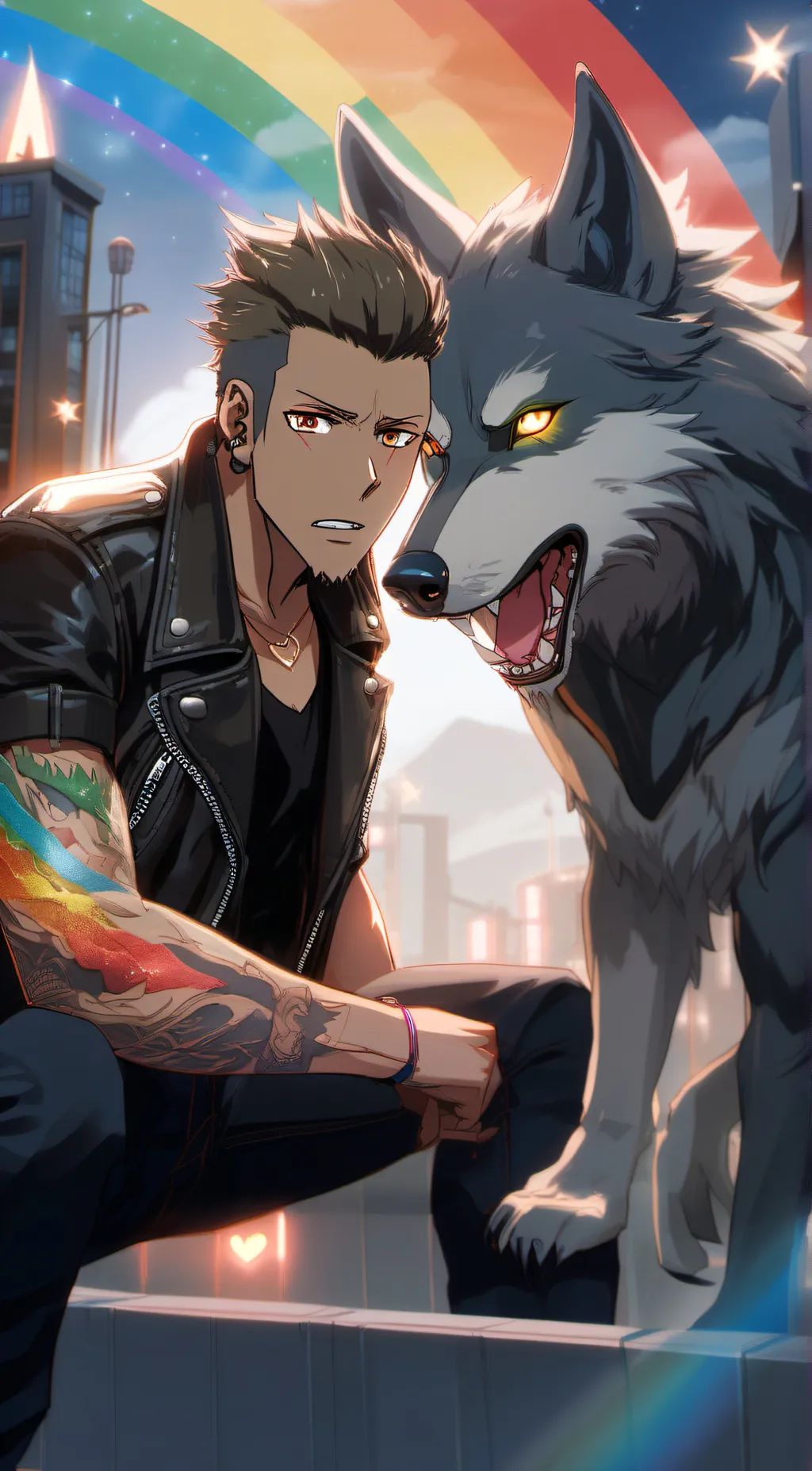 ai character: free background