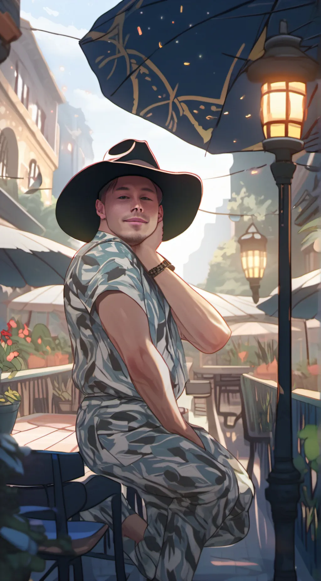 ai character: JJ background