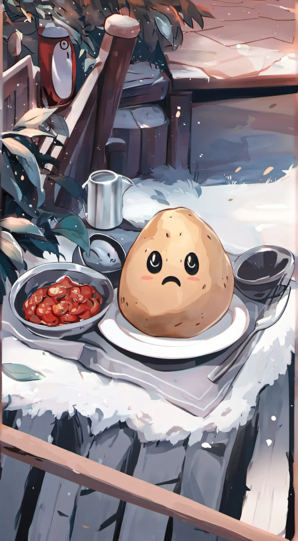 ai character: Potato Pete background