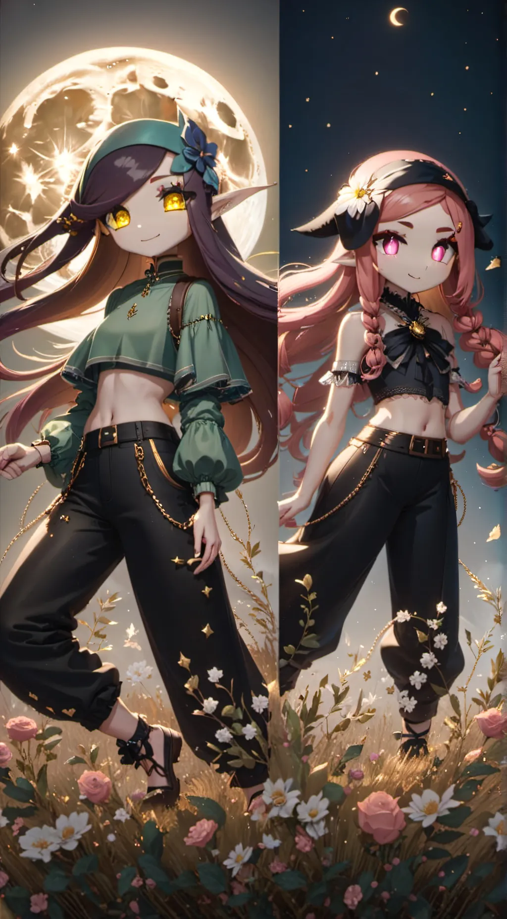 ai character: lora and lisa background