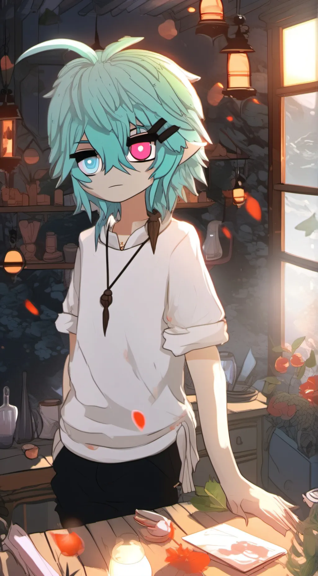 ai character: Evelyn background