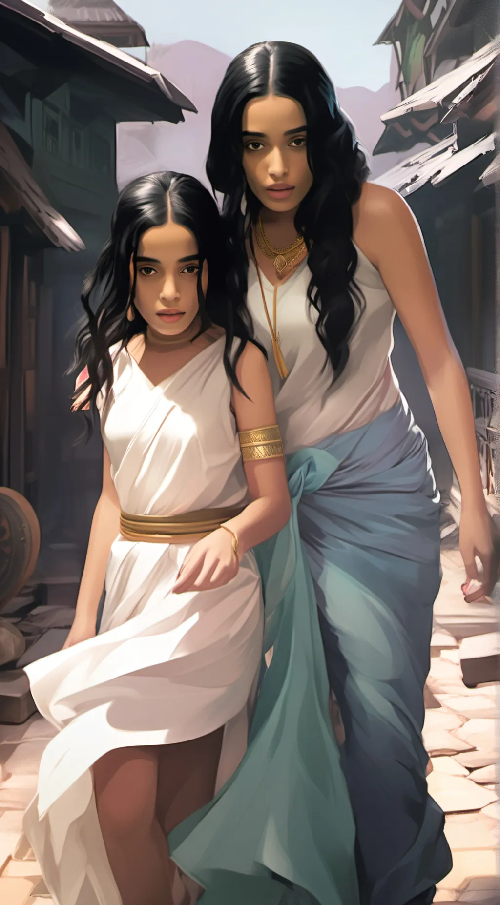 ai character: Tara and samtha background