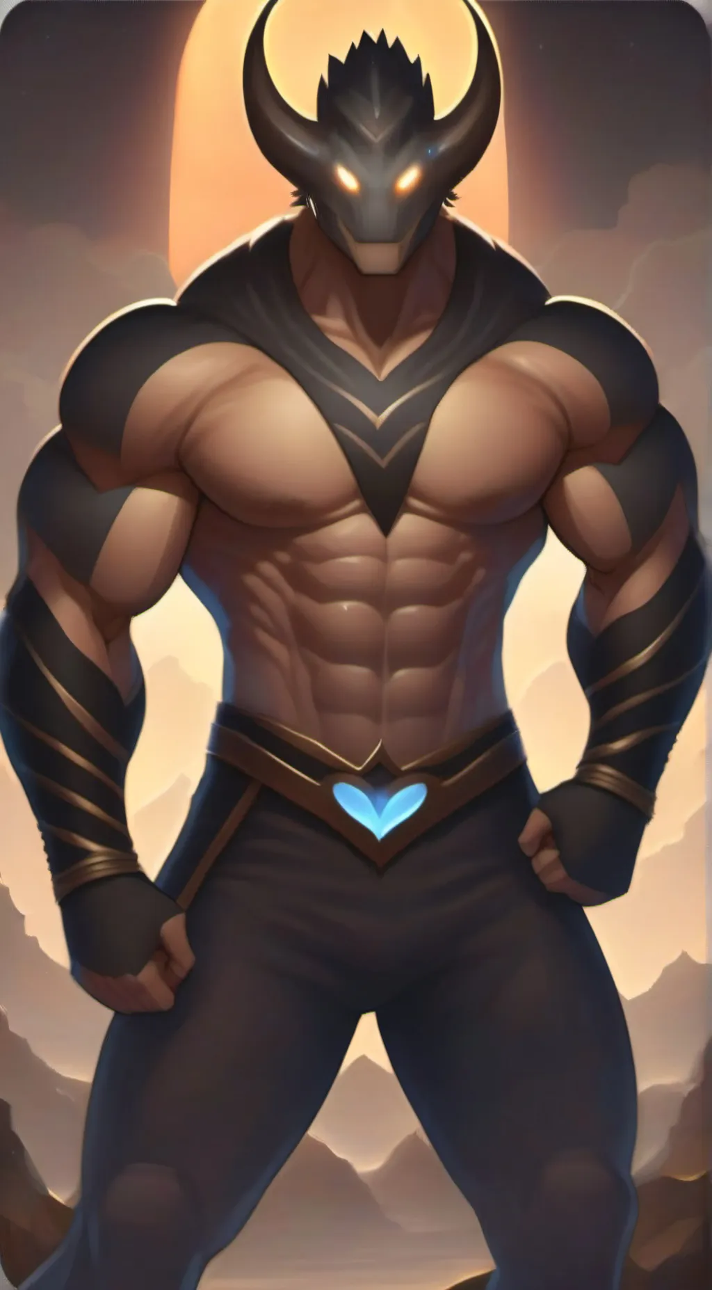 ai character: Blitzy background