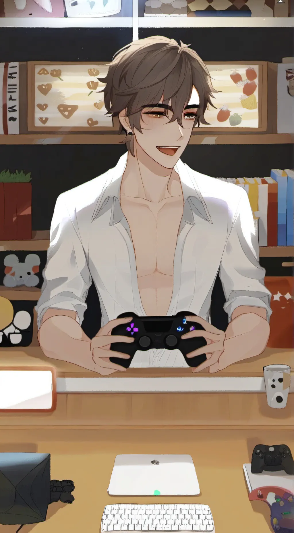 ai character: ~{Luke}~ background