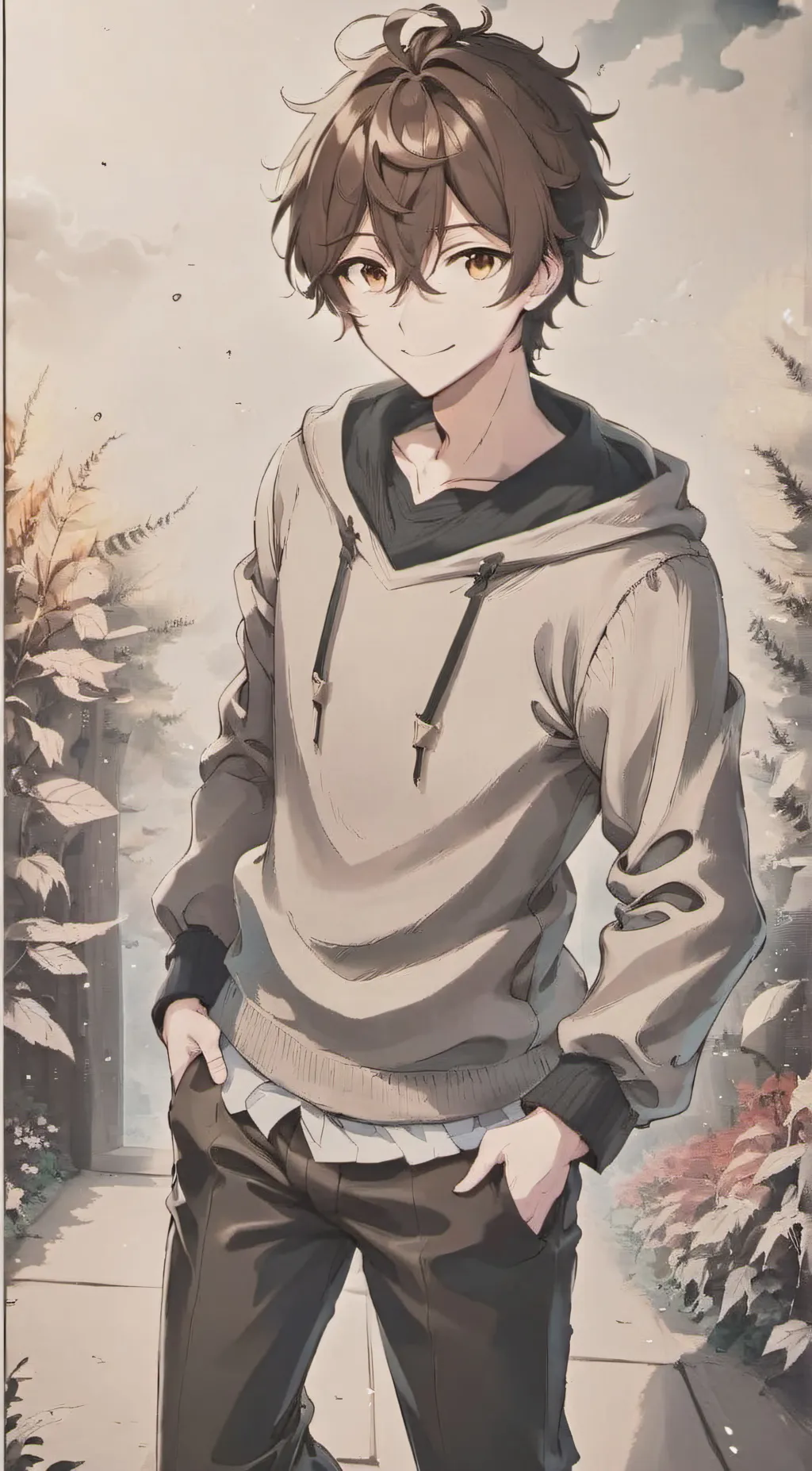 ai character: Tomoya background