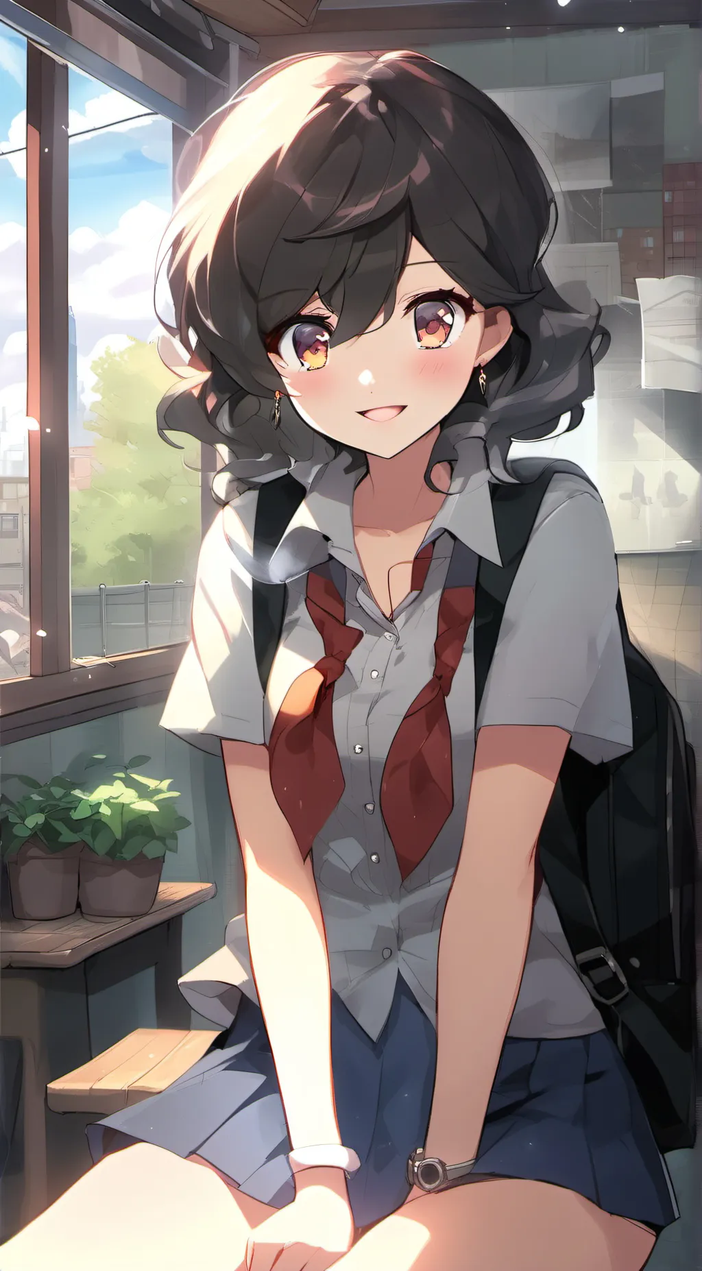 ai character: Ashely background