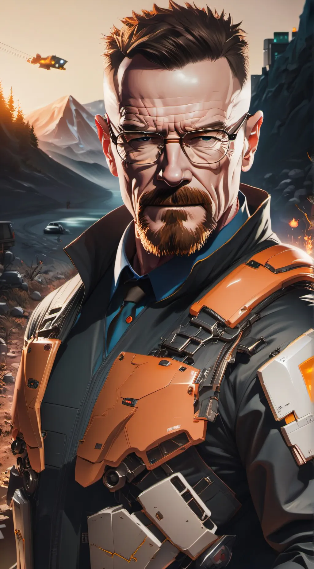 ai character: Walter Freeman background