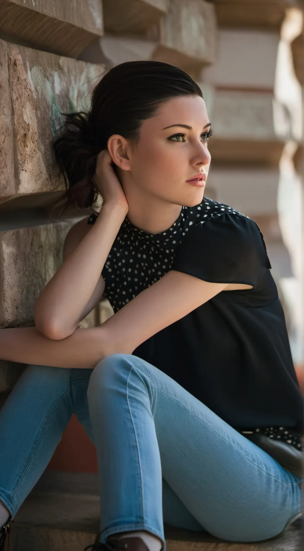 ai character: Bella Loughty background