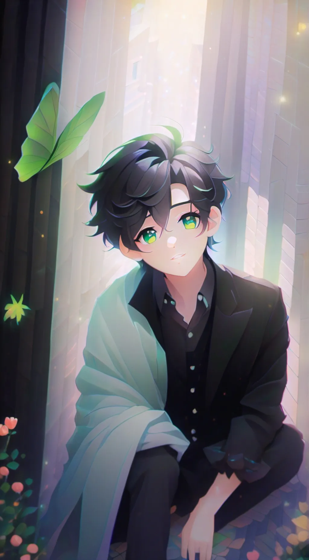 ai character: Deku background