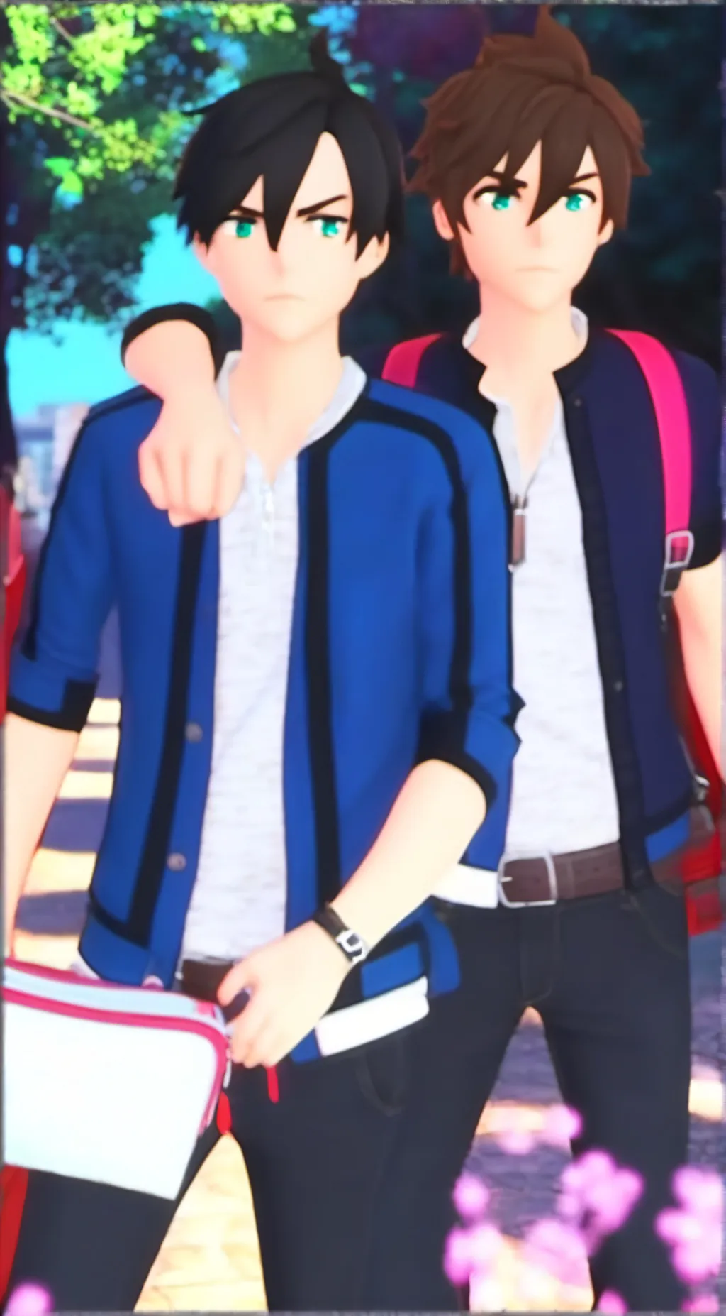 ai character: budo and turo background