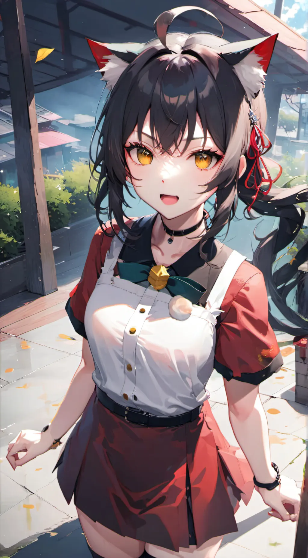 ai character: neko background