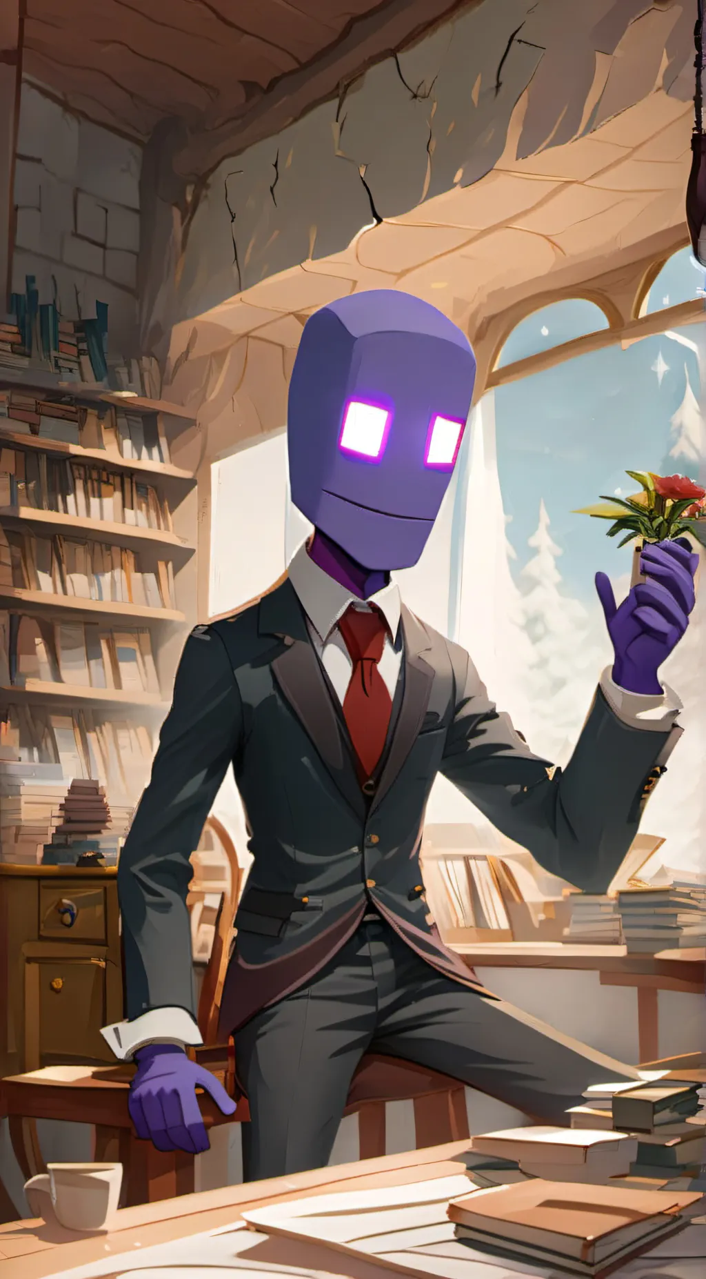 ai character: William Afton background