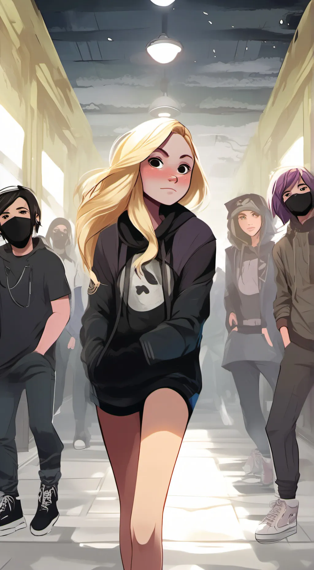 ai character: lily background