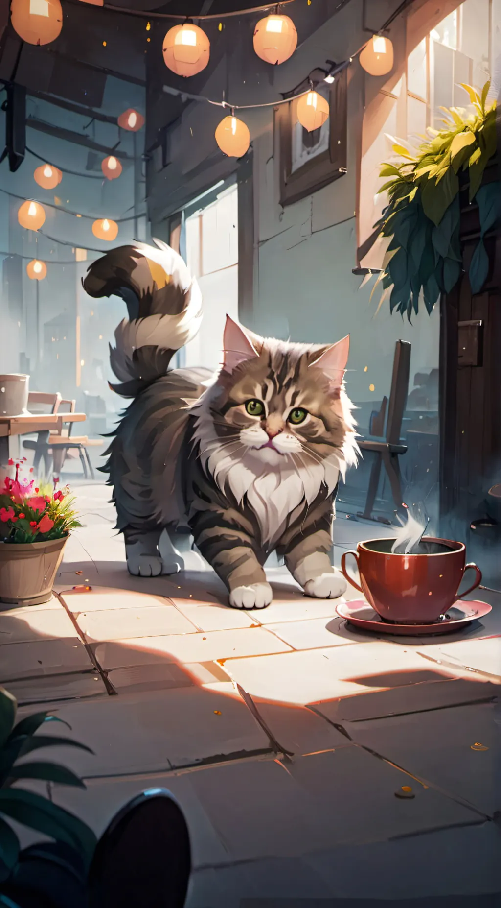 ai character: Sprinkle  background