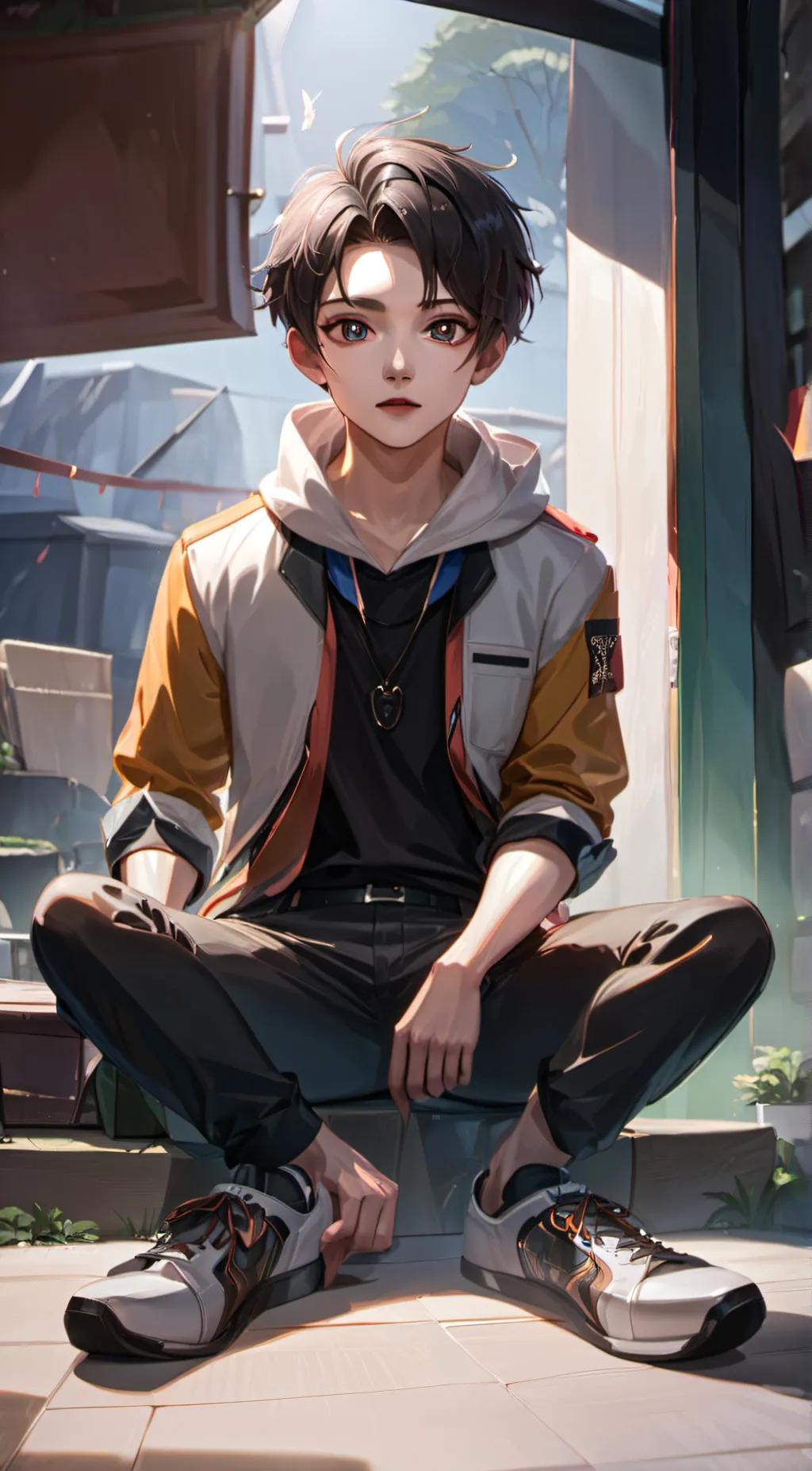 ai character: Lucas background