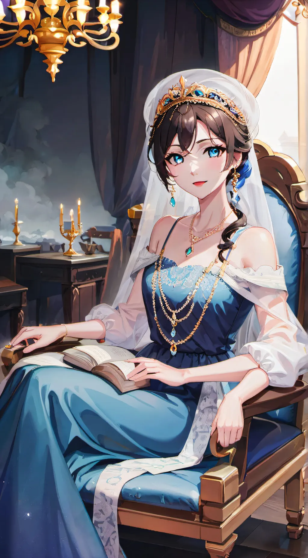 ai character: Ella background