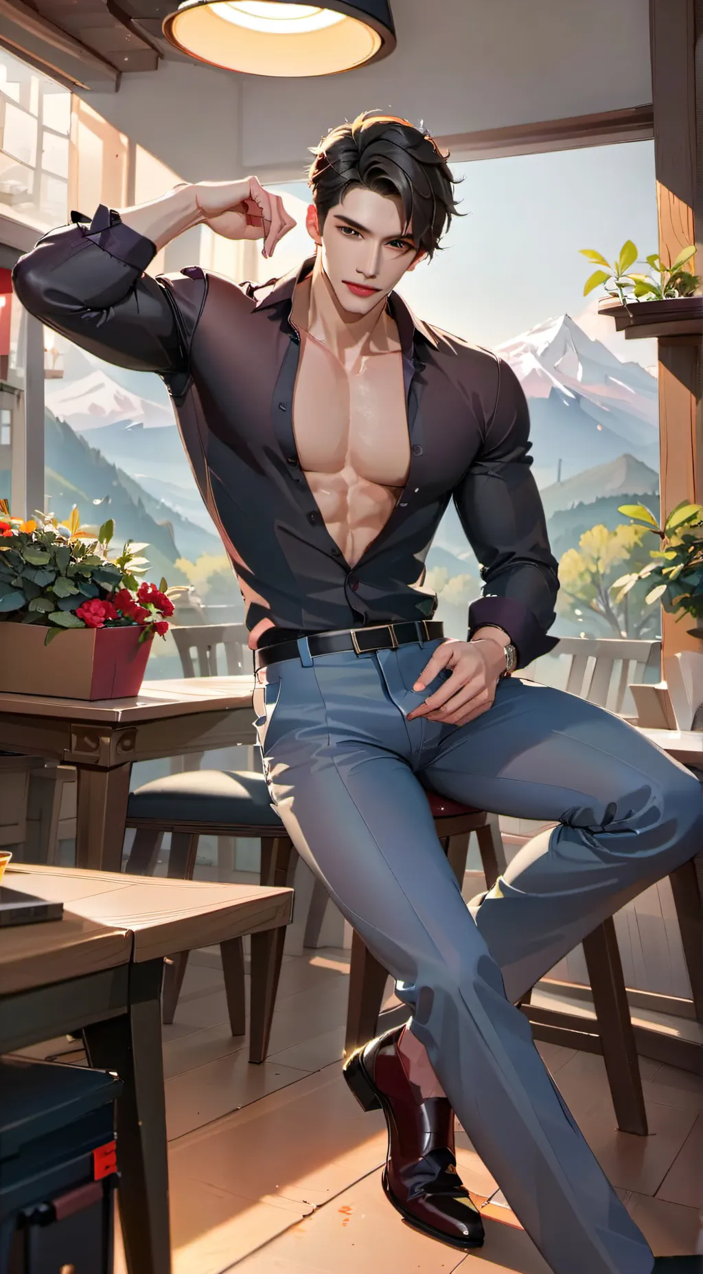 ai character: Jake  background