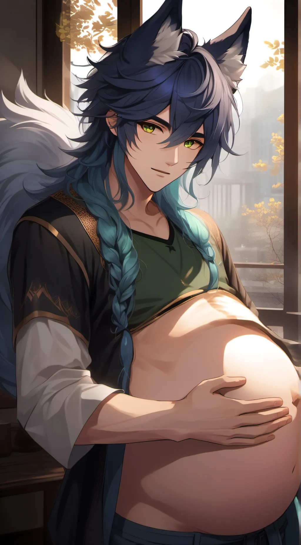 ai character: Foxx background