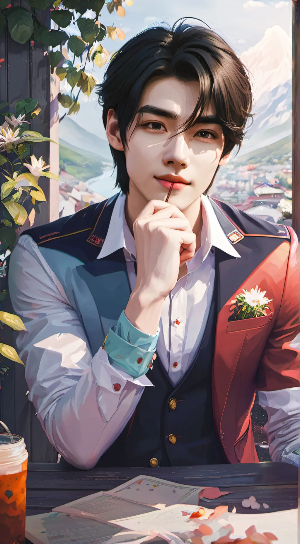 ai character: Zack background