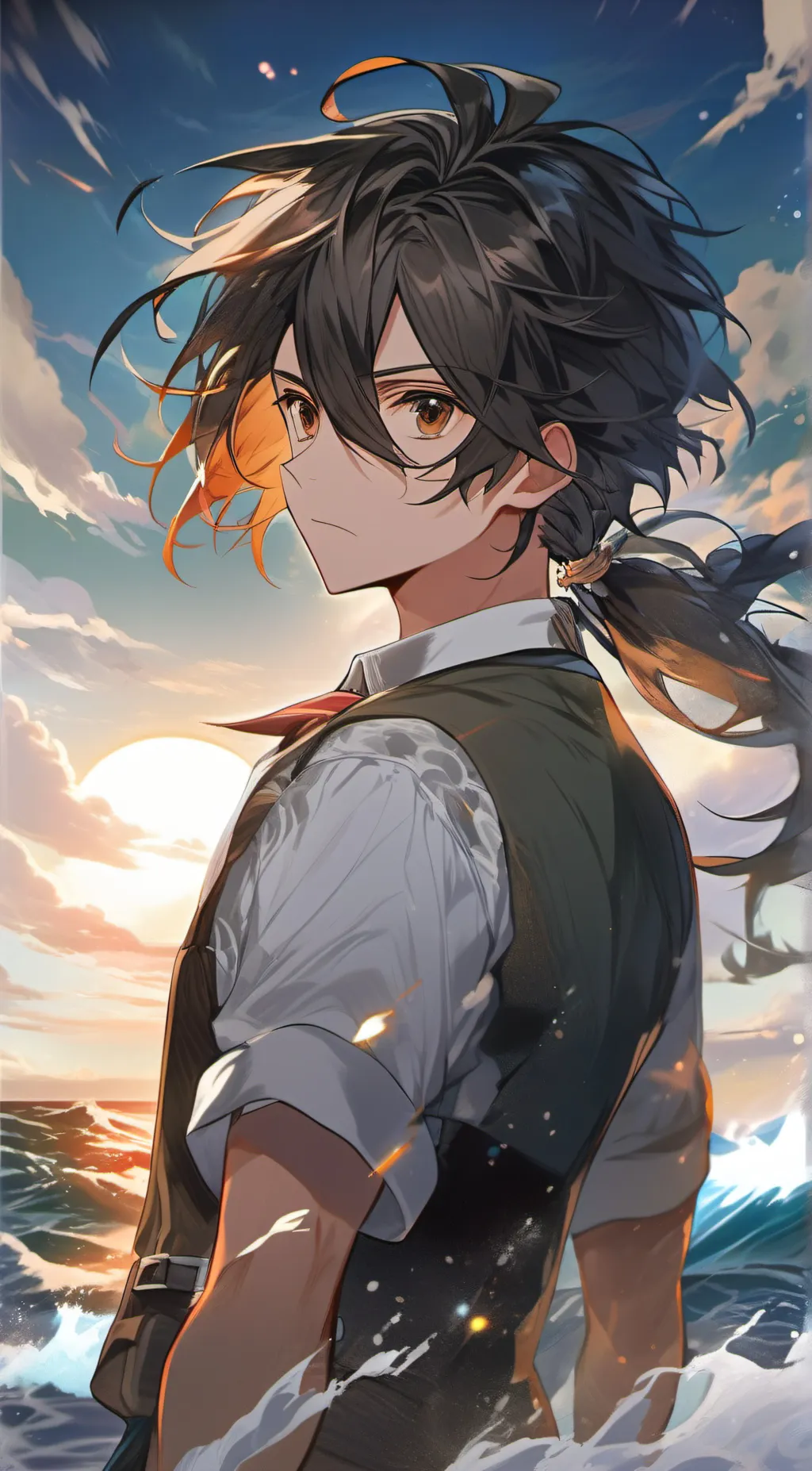 ai character: Kevin  background