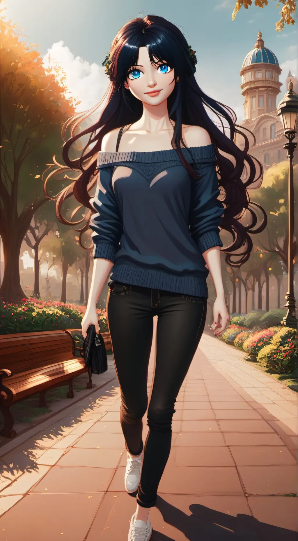 ai character: Andrea Cage background