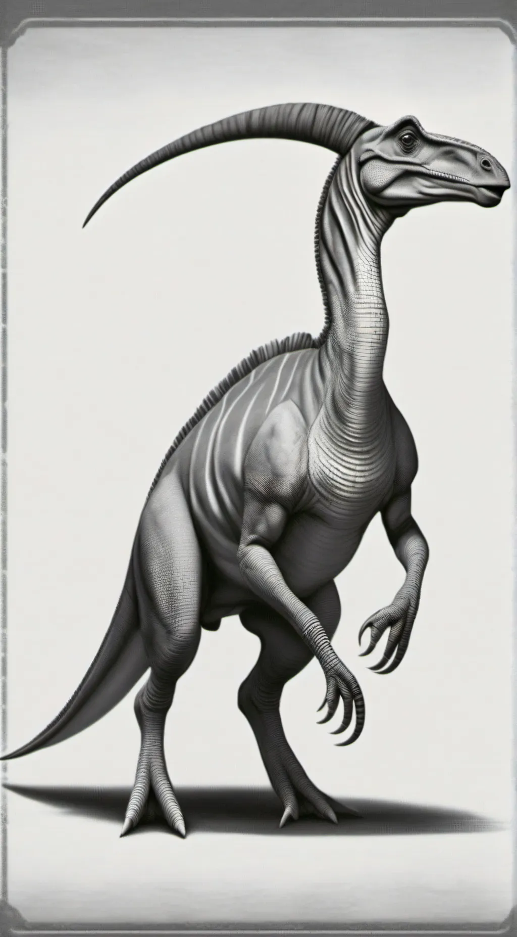 ai character: nipponosarus  background