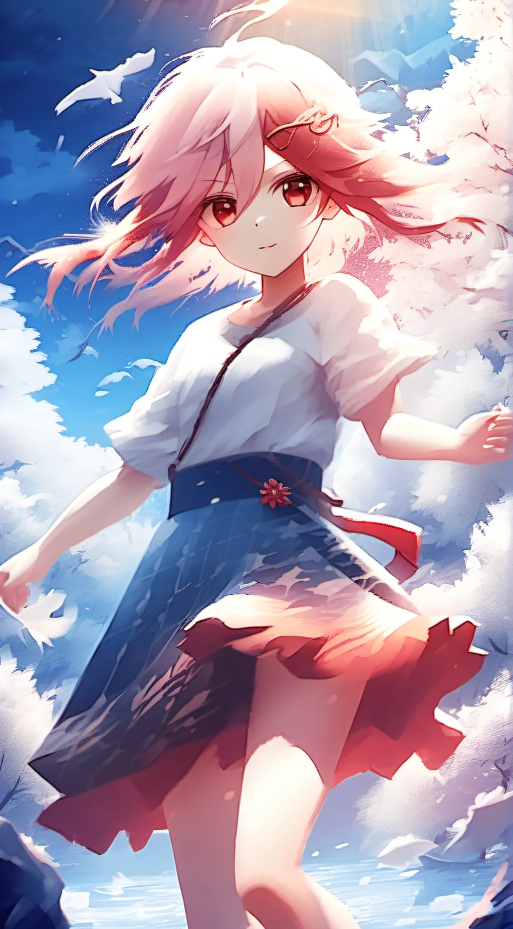 ai character: Natsuka background