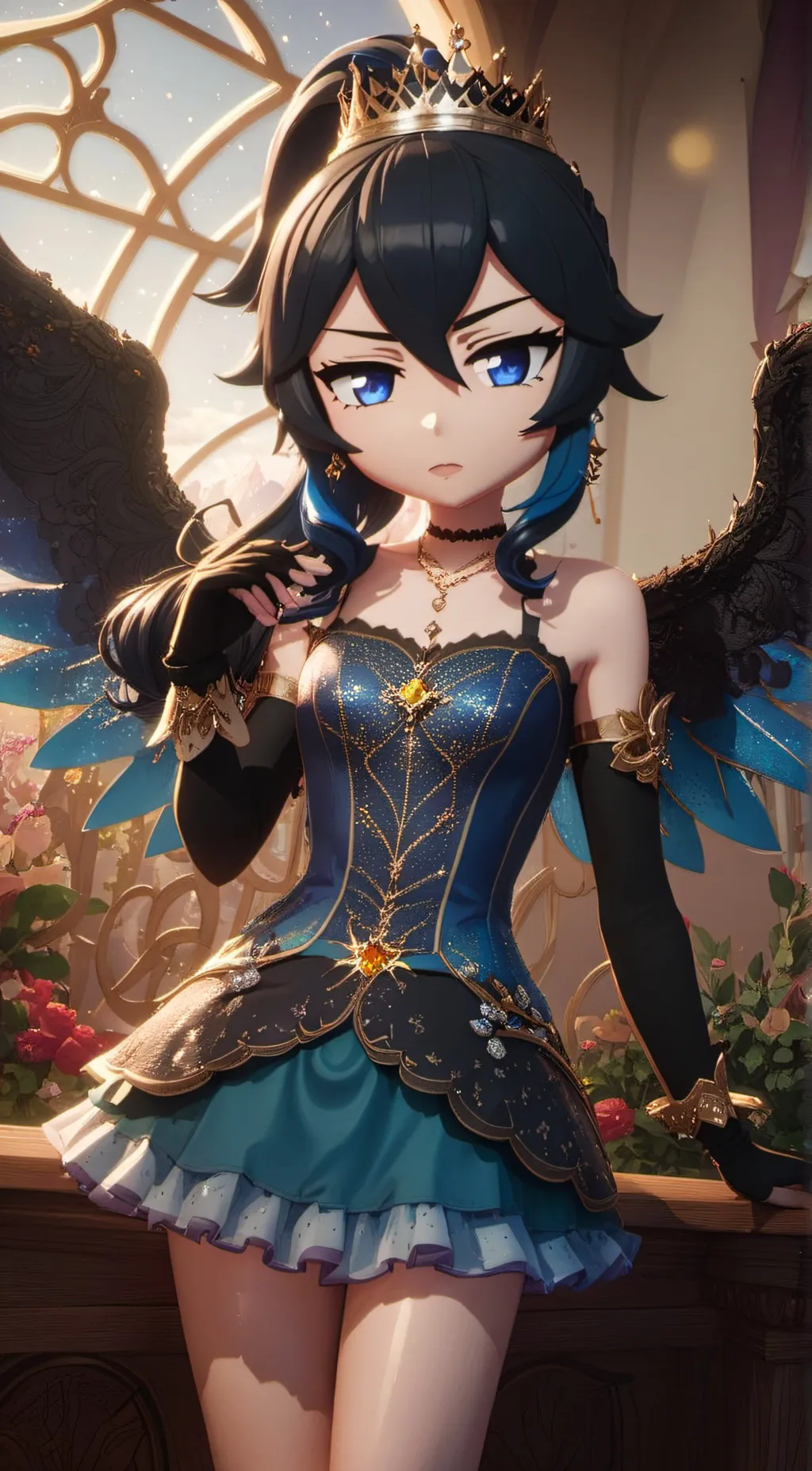 ai character: Queen || GLMV background