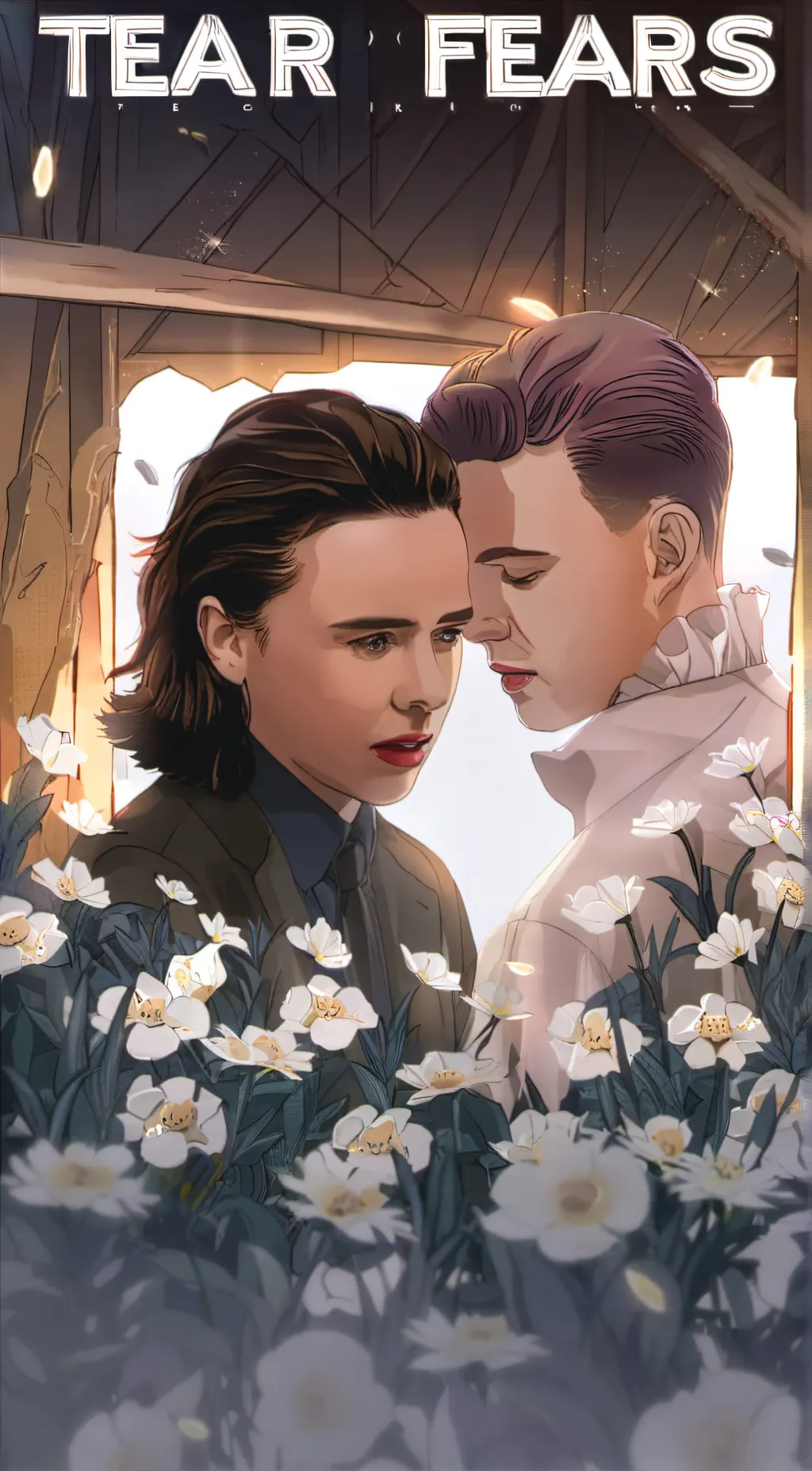 ai character: Tears  background