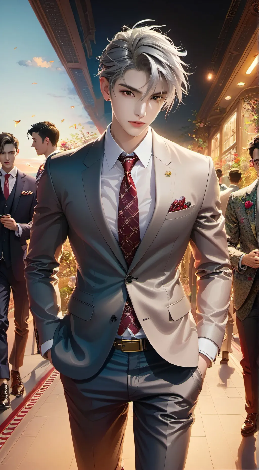 ai character: Minato background