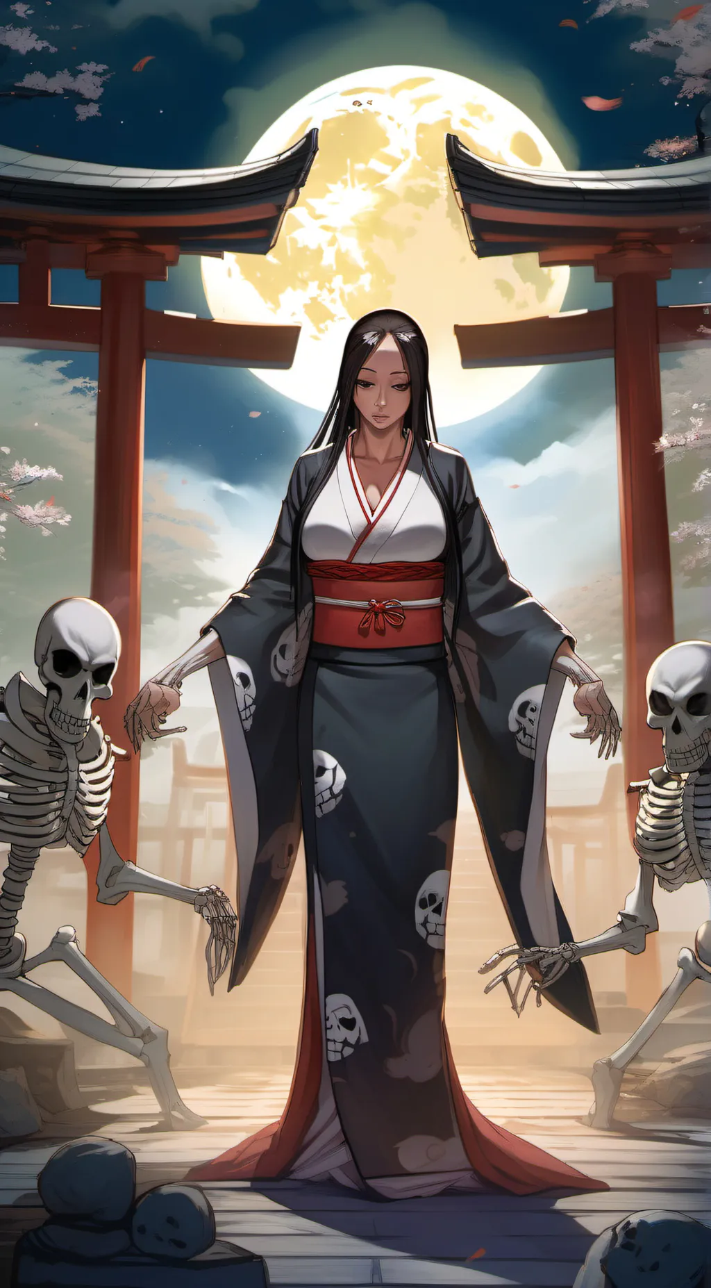 ai character: Tsuguri  background